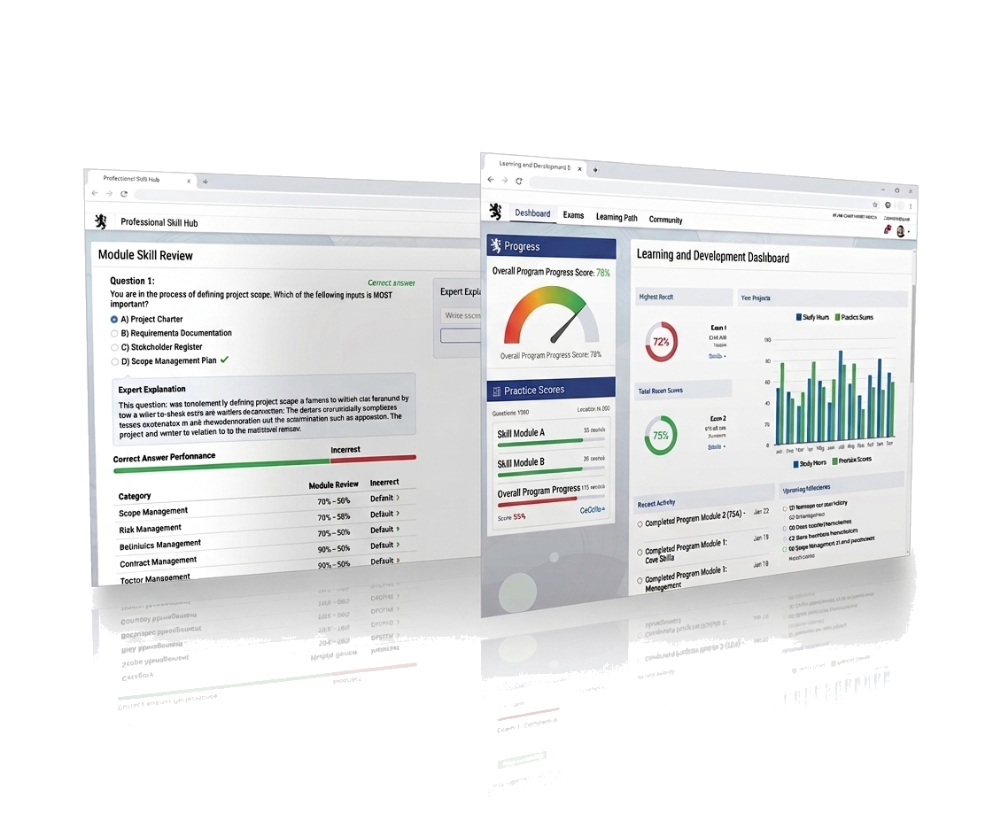 Allied Health Exam progress dashboard preview